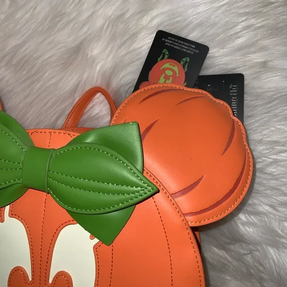 Loungefly Disney Minnie Mouse Pumpkin Backpack - Picture 2 of 5